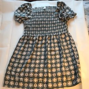Loft Outlet Short Babydoll Dress, Patterned, Size Large